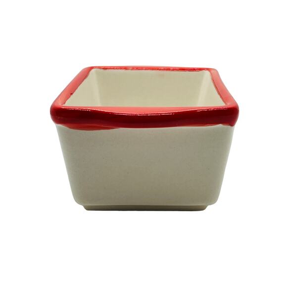 AC Moore Merry Christmas Small Ceramic Casserole Baker Nostalgic Holiday Kitchen - Picture 7 of 12